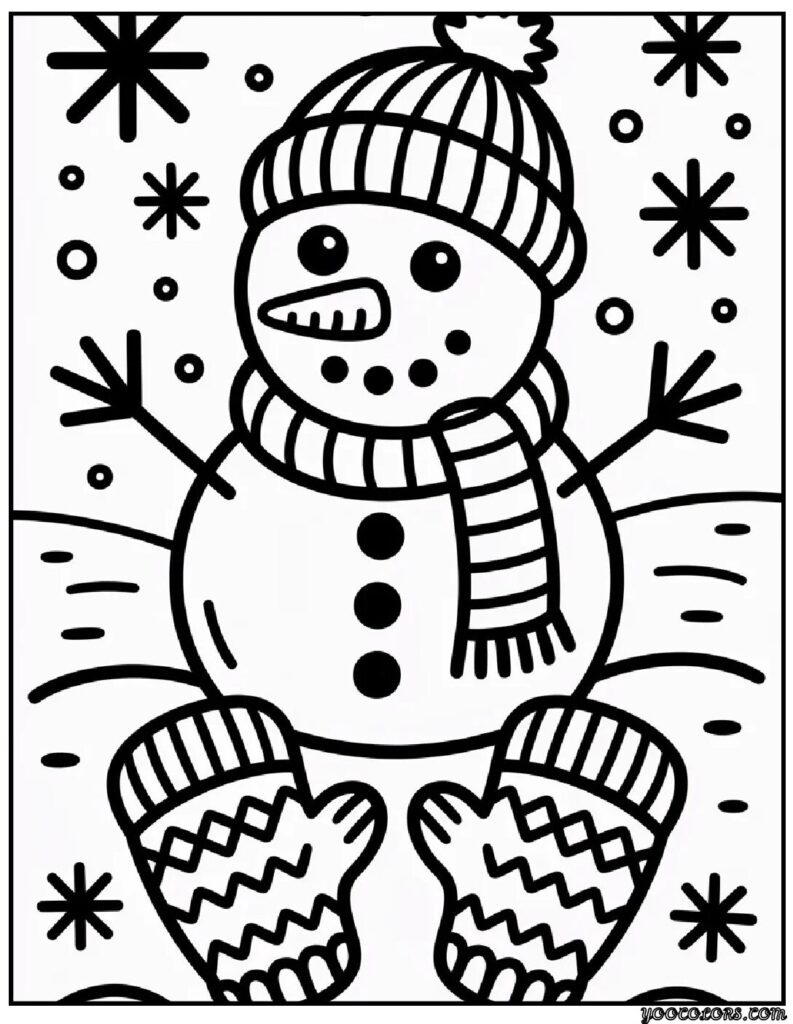 Winter Mittens Coloring Pages for Cozy Little Hands 9 WINTER MITTENS COLORING PAGES 2 pdf