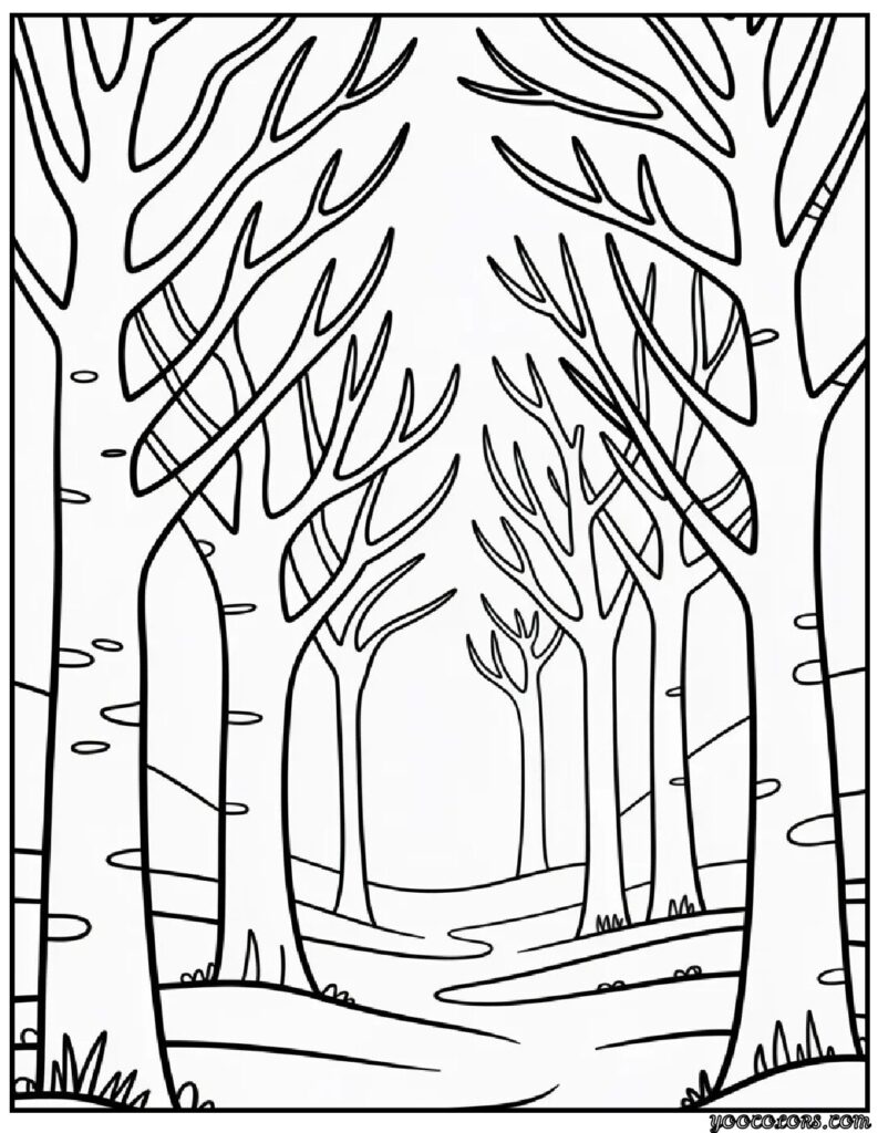 Winter Trees Coloring Pages – Cozy, Free Printable Designs for Every Age 12 WINTER TREES COLORING PAGES 1 1 pdf