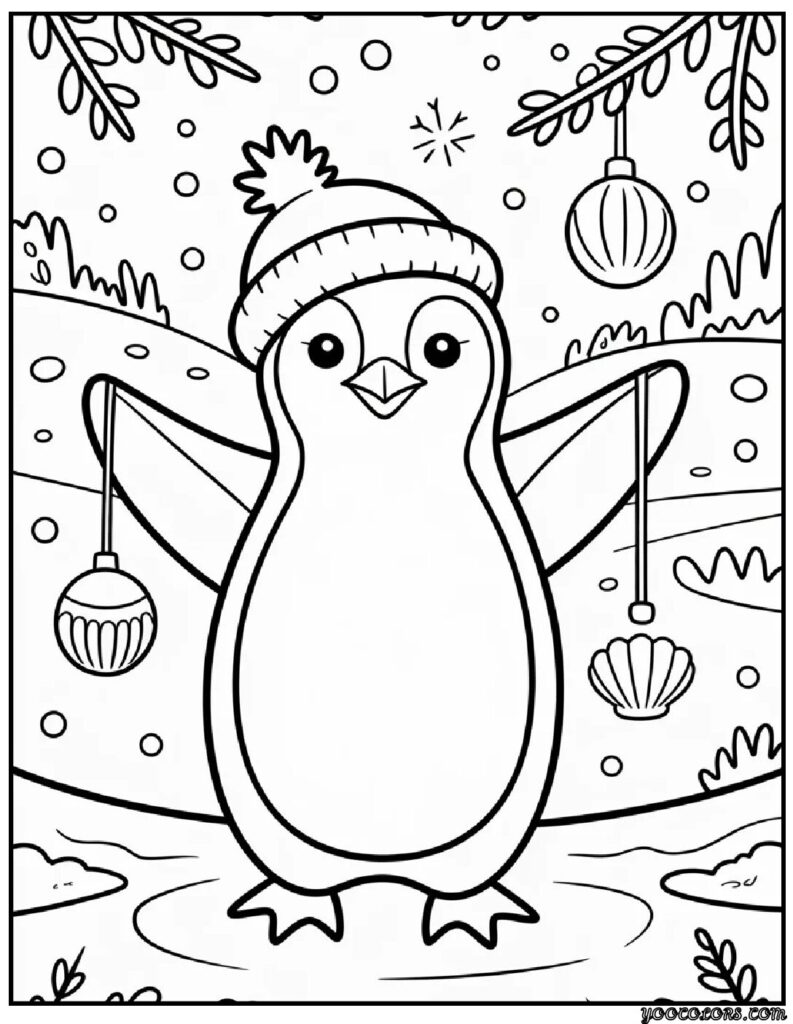 Winter Coloring Pages Penguin – Cute, Cozy Fun for Snowy Days 10 Winter Coloring Pages Penguin 2 pdf