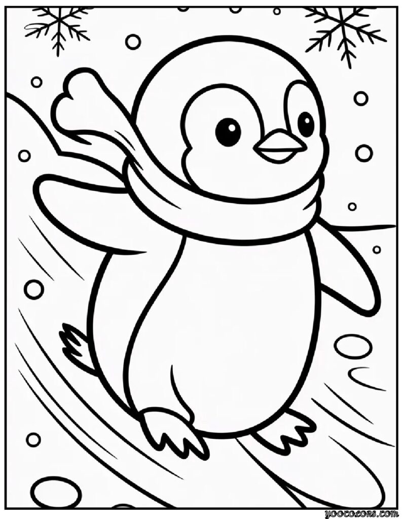 Winter Coloring Pages Penguin – Cute, Cozy Fun for Snowy Days 7 Winter Coloring Pages Penguin 3 pdf
