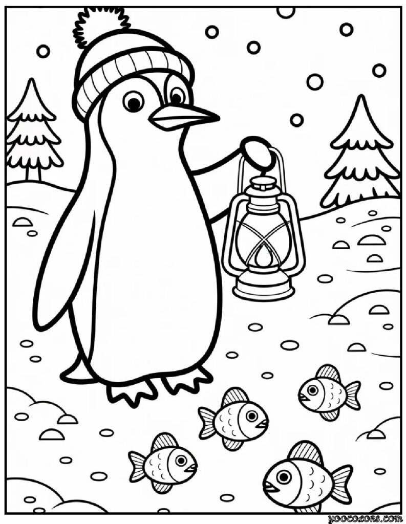 Winter Coloring Pages Penguin – Cute, Cozy Fun for Snowy Days 11 Winter Coloring Pages Penguin pdf