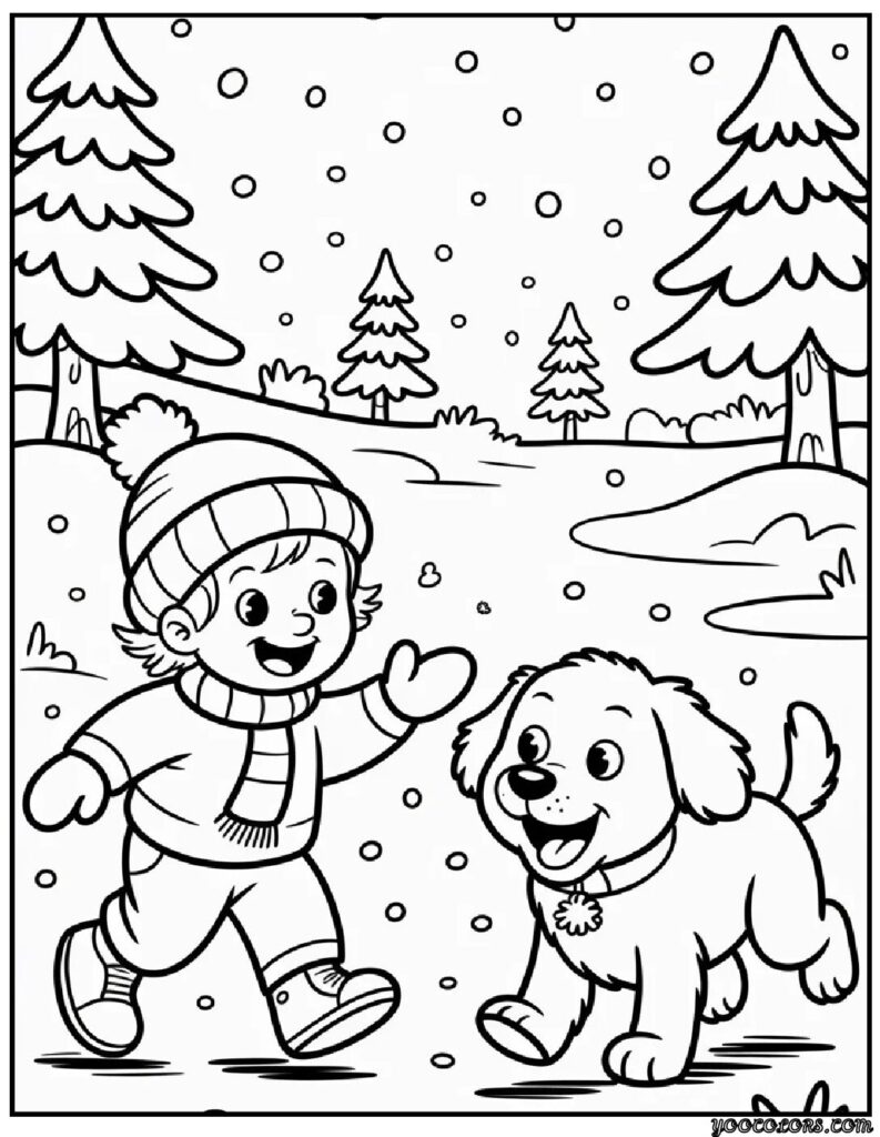 Winter Coloring Pages for Toddlers (Free Printables, Easy Sheets & Cozy Winter Fun) 7 Winter Coloring Pages for Toddler 4 pdf