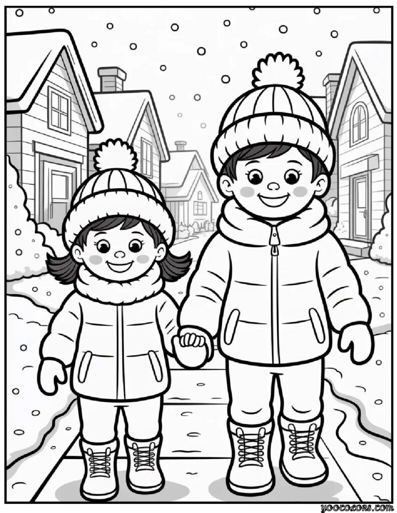 Winter Coloring Pages for Toddlers (Free Printables, Easy Sheets & Cozy Winter Fun) 8 Winter Coloring Pages for Toddler 5 pdf