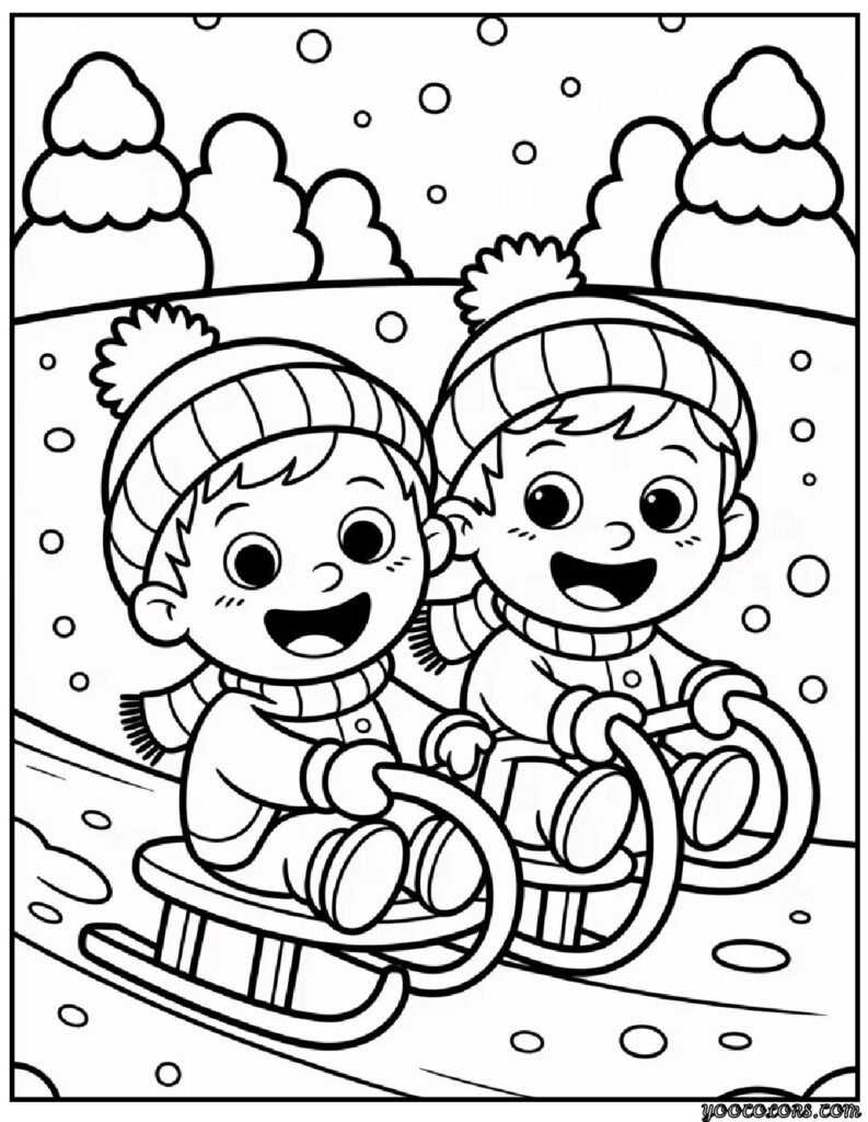 Winter Coloring Pages for Toddlers (Free Printables, Easy Sheets & Cozy Winter Fun) 5 Winter Coloring Pages for Toddler 6 pdf