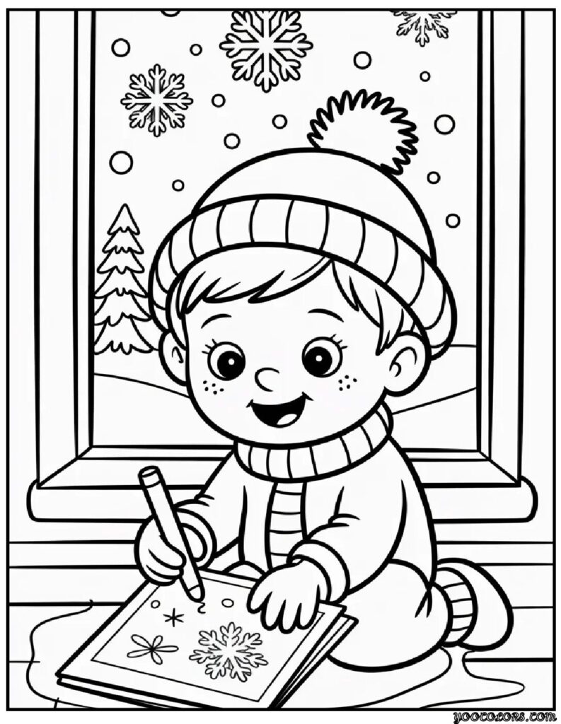 Winter Coloring Pages for Toddlers (Free Printables, Easy Sheets & Cozy Winter Fun) 6 Winter Coloring Pages for Toddler 7 pdf