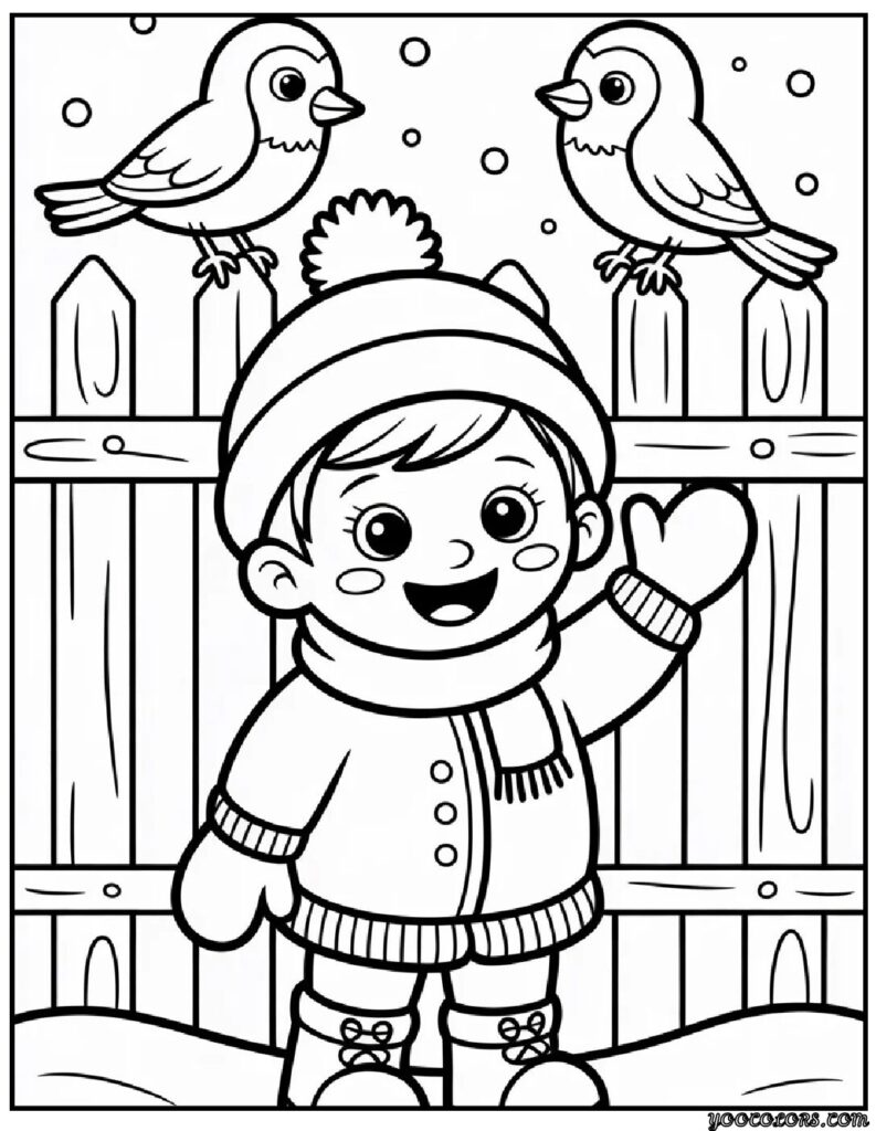 Winter Coloring Pages for Toddlers (Free Printables, Easy Sheets & Cozy Winter Fun) 11 Winter Coloring Pages for Toddler pdf