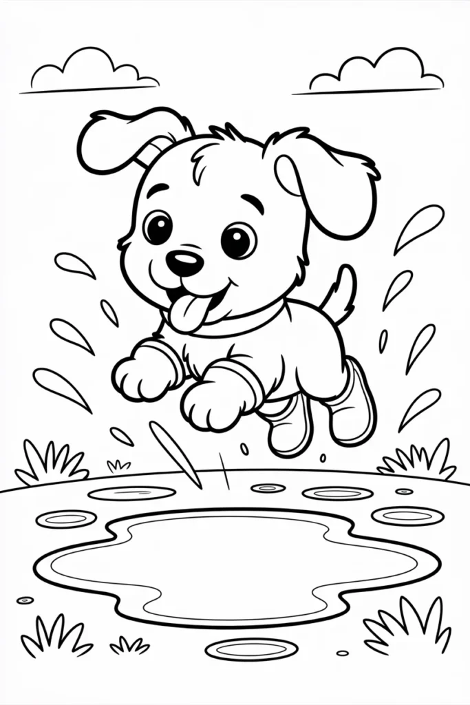 Cute Coloring Pages of Animals: Adorable Fun for Kids and Adults 2 Cute Coloring Pages of Animals