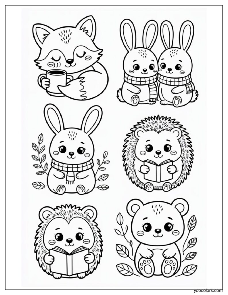 Cozy Friends Coloring Pages A Perfect List of 15 Relaxing Designs 10 a collection of charming line art illust v7azIRElSQm1R1hVPVfbNg 8kWgEitJQpaXP5gZ5RNJSA pdf