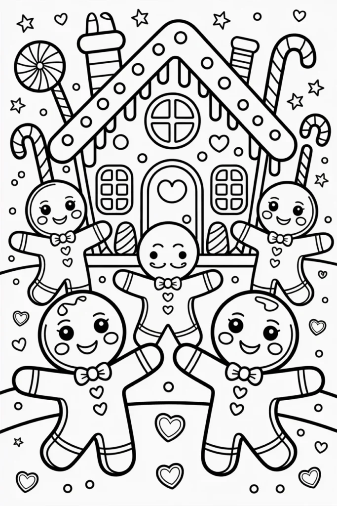 Cute Coloring Pages Christmas