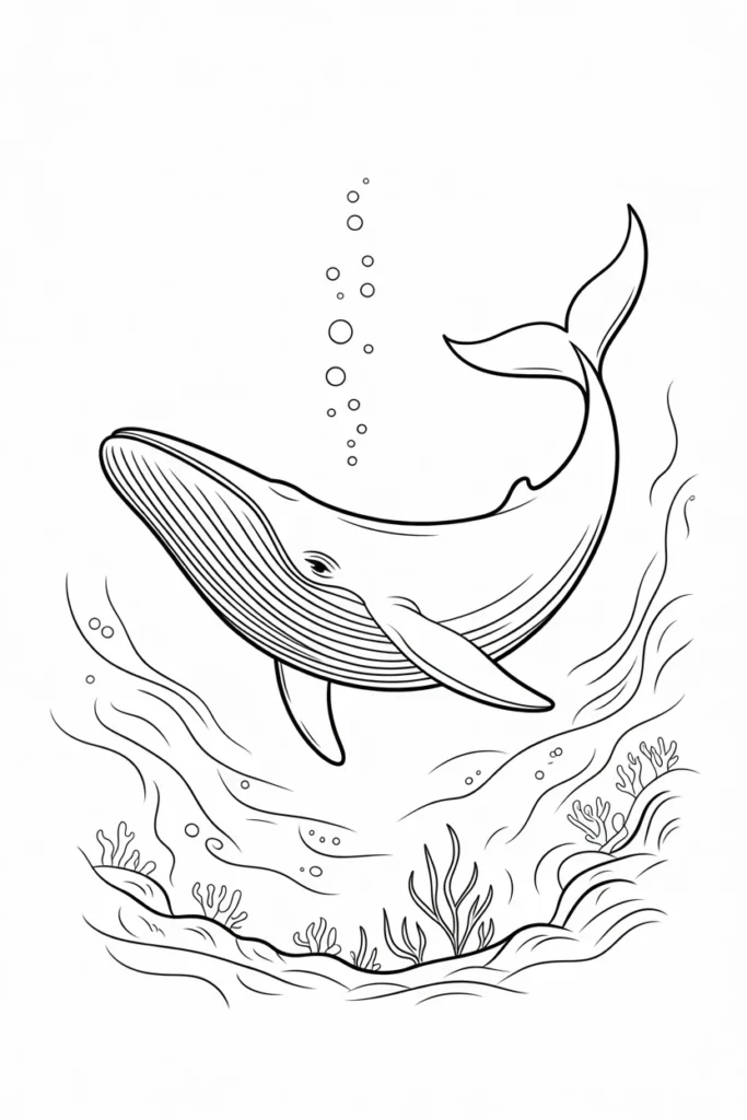 Blue Whale Coloring Pages: 11 Detailed Designs for All Ages 3 a minimalist line art illustration of a Gl6hEmQRS6KIkn5 FjK85A PO KhmJvTRC2Uoyv dTZJg 1