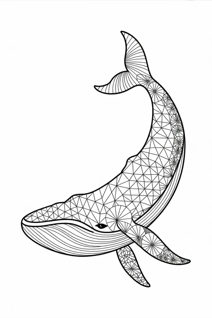 Blue Whale Coloring Pages: 11 Detailed Designs for All Ages 12 a minimalist line art illustration of an MqowXQ25SHKkjnvYM5cuyA qNim0s6QSymkdA0GBy3GzQ