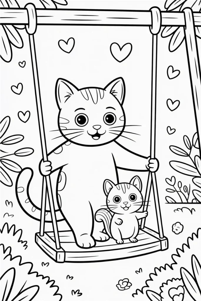 Cozy Coloring Pages Easy – Simple, Relaxing Art for Calm Moments 2 cozy