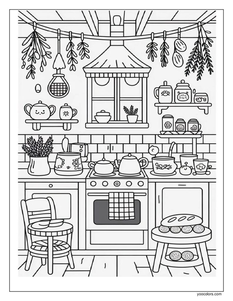 Cozy Coloring Pages Easy – Simple, Relaxing Art for Calm Moments 3 cozy coloring pages 3 pdf