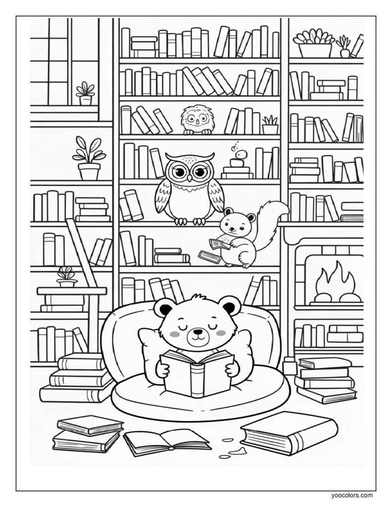 Cozy Coloring Pages Free – Warm, Relaxing Printables for Every Age 3 cozy coloring pages 44 pdf