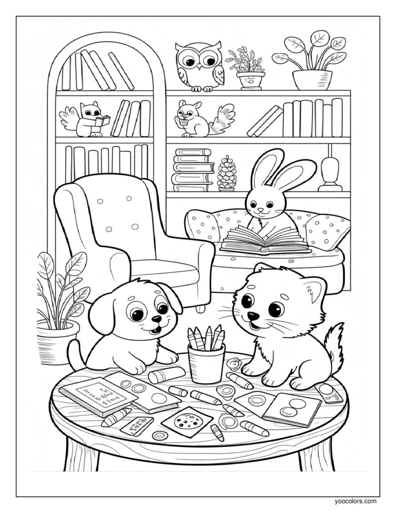 Cozy Coloring Pages Free – Warm, Relaxing Printables for Every Age 11 cozy coloring pages 54 pdf