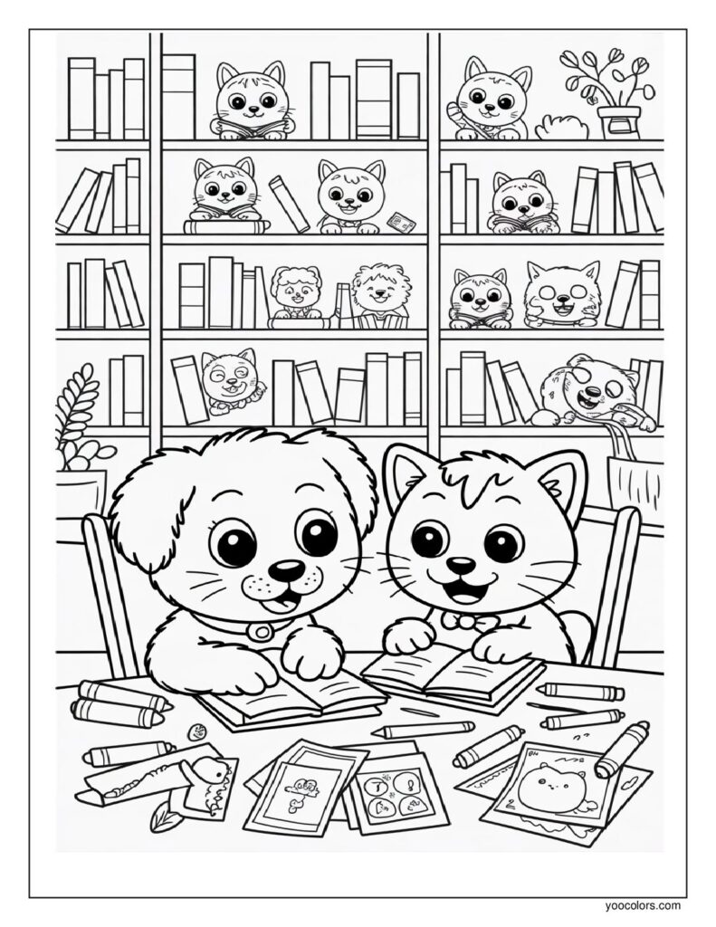 Cozy Coloring Pages Easy – Simple, Relaxing Art for Calm Moments 8 cozy coloring pages 6 pdf