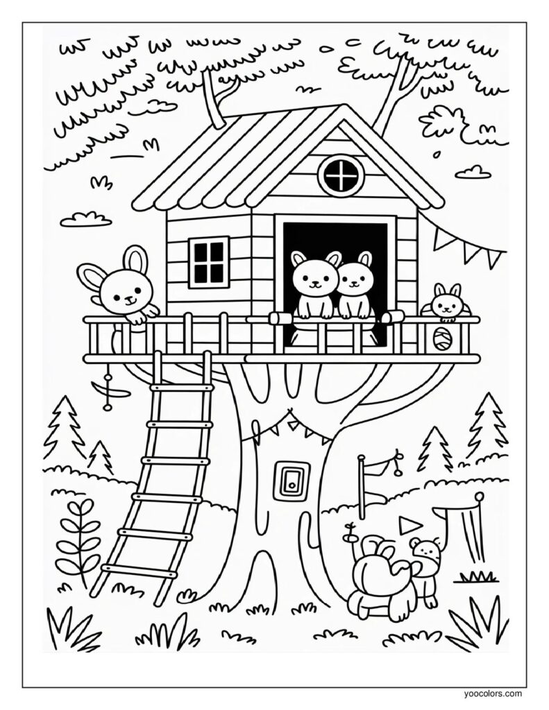 Cozy Coloring Pages Easy – Simple, Relaxing Art for Calm Moments 7 cozy coloring pages 7 pdf