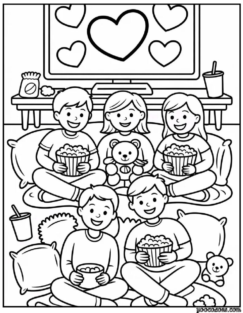 Cute Coloring Pages for Teenagers: Aesthetic, Fun & Free Printable Ideas 9 cute Coloring Pages of teenagers 7 pdf
