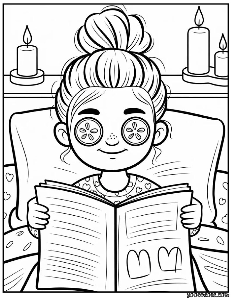 Cute Coloring Pages for Teenagers: Aesthetic, Fun & Free Printable Ideas 12 cute Coloring Pages of teenagers 8 pdf