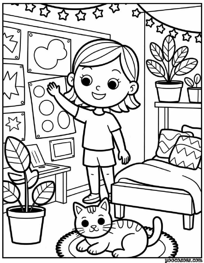 Cute Coloring Pages for Teenagers: Aesthetic, Fun & Free Printable Ideas 11 cute Coloring Pages of teenagers 9 pdf