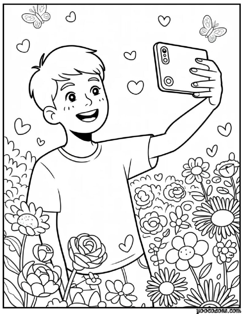 Cute Coloring Pages for Teenagers: Aesthetic, Fun & Free Printable Ideas 4 cute Coloring Pages of teenagers pdf