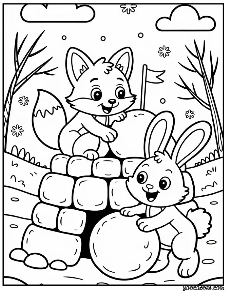 Cute Coloring Pages of Animals: Adorable Fun for Kids and Adults 3 cute coloring pages animals 7 pdf