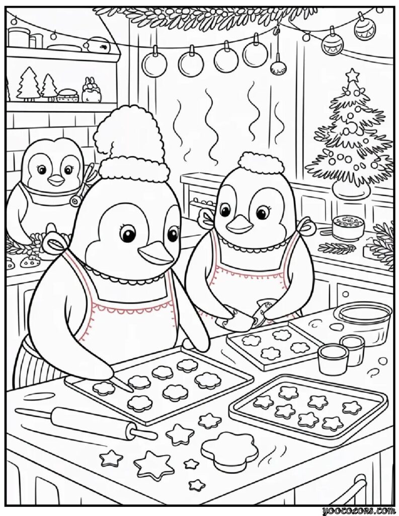 cute coloring pages christmas 1 pdf