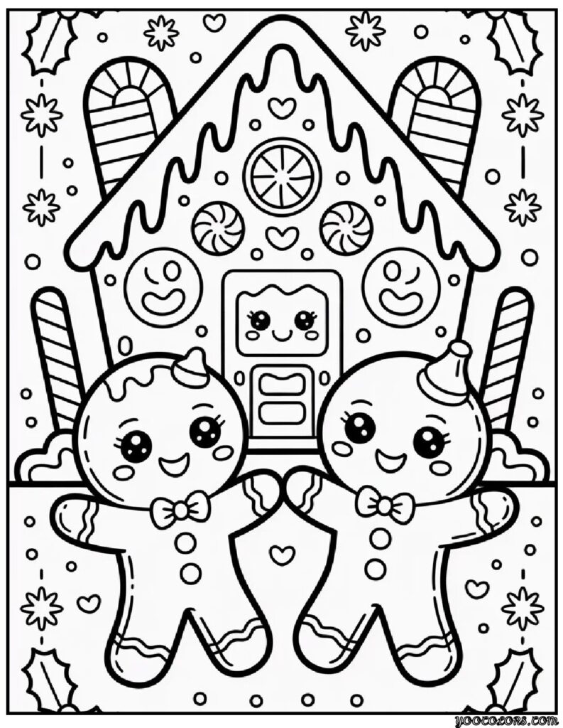 cute coloring pages christmas 3 pdf