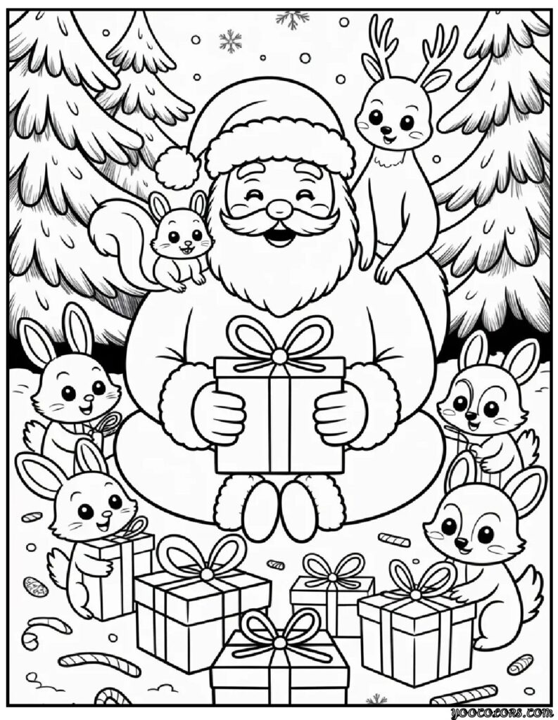 cute coloring pages christmas 8 pdf