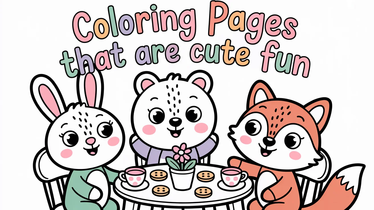 cute coloring pages