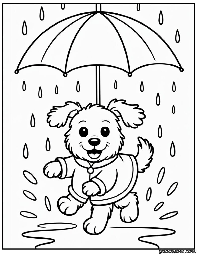 Cute Dogs Coloring Pages: Paw-some Printables for Calm, Creative Fun 6 cute dog coloring pagess 2 pdf