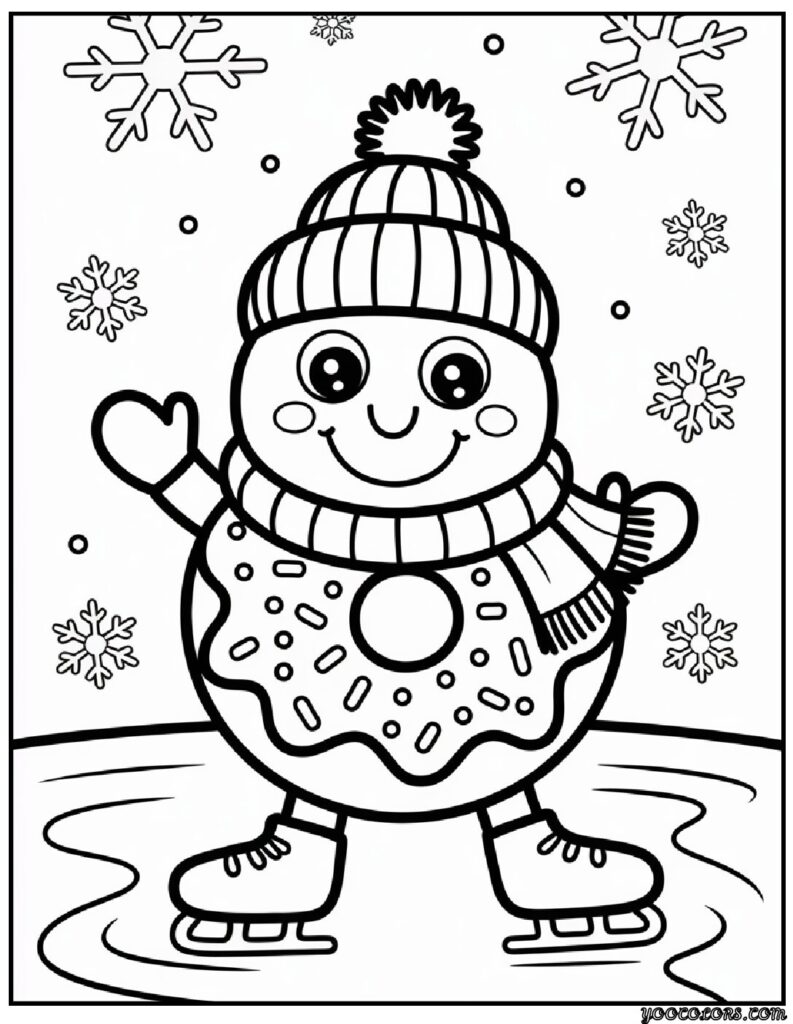 Cute Donut Coloring Pages: Sweet, Simple, and Fun for All Ages 11 cute donut coloring pages 8 1 pdf