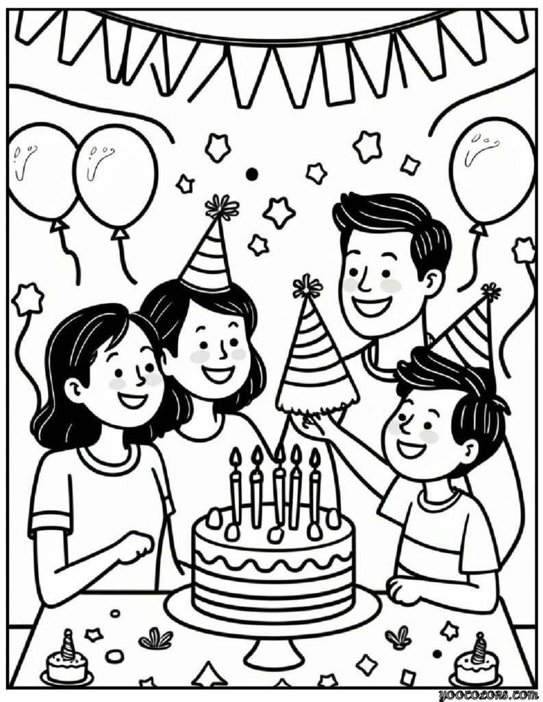 Family Coloring Pages 16 Fun and Creative Designs for All Ages 15 family Coloring Pages 14 pdf