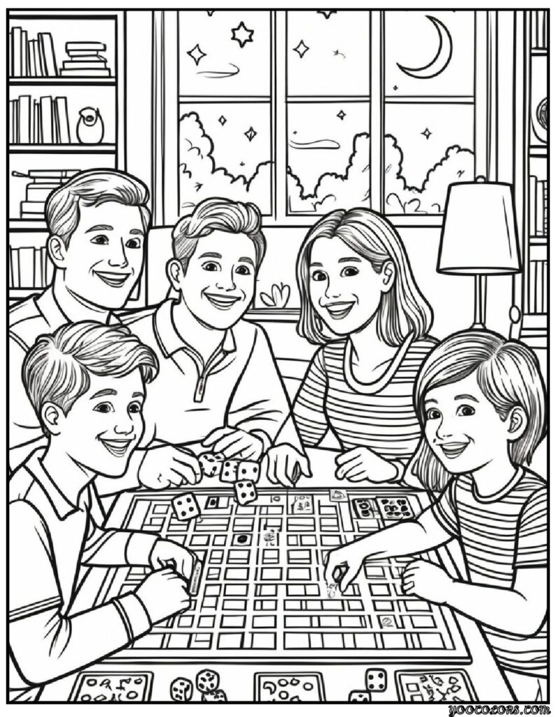 Family Coloring Pages 16 Fun and Creative Designs for All Ages 11 family Coloring Pages 9 pdf