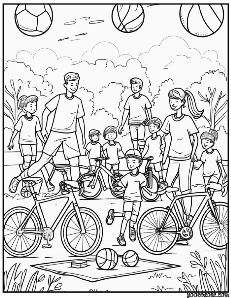 Family Day Coloring Pages: Celebrate Love, Togetherness & Creativity 16 family day Coloring Pages 13 pdf
