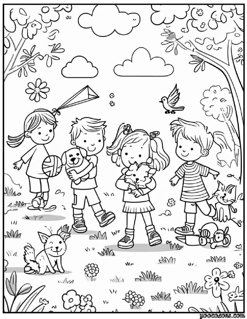 Family Day Coloring Pages: Celebrate Love, Togetherness & Creativity 8 family day Coloring Pages 4 pdf