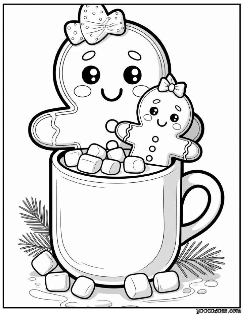 Gingerbread Coloring Pages: Sweet, Festive, and Fun to Color 15 gingerbread Coloring Pages pdf