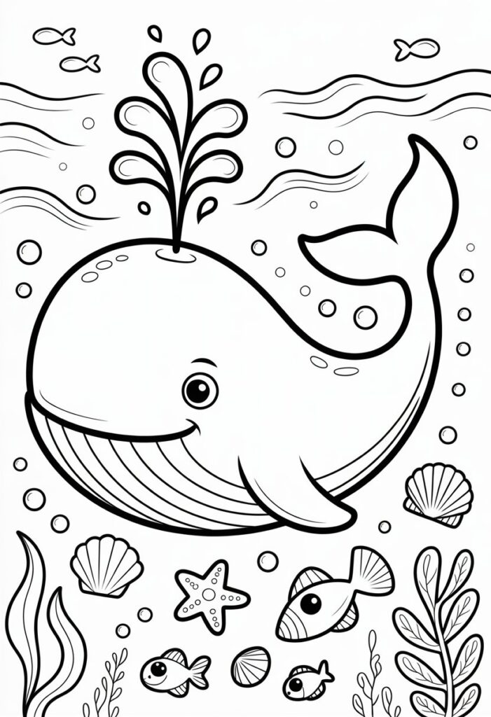 Whale Coloring Pages Top 10 Printable Designs for All Ages 2 whale coloring pages