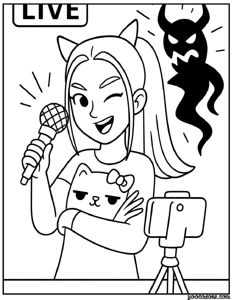 K-POP Demon Hunters Coloring Pages Mira – Free, Fun & Story-Based Coloring Sheets for Kids and Fans 10 k pop demon hunter coloring pages mira 10 pdf