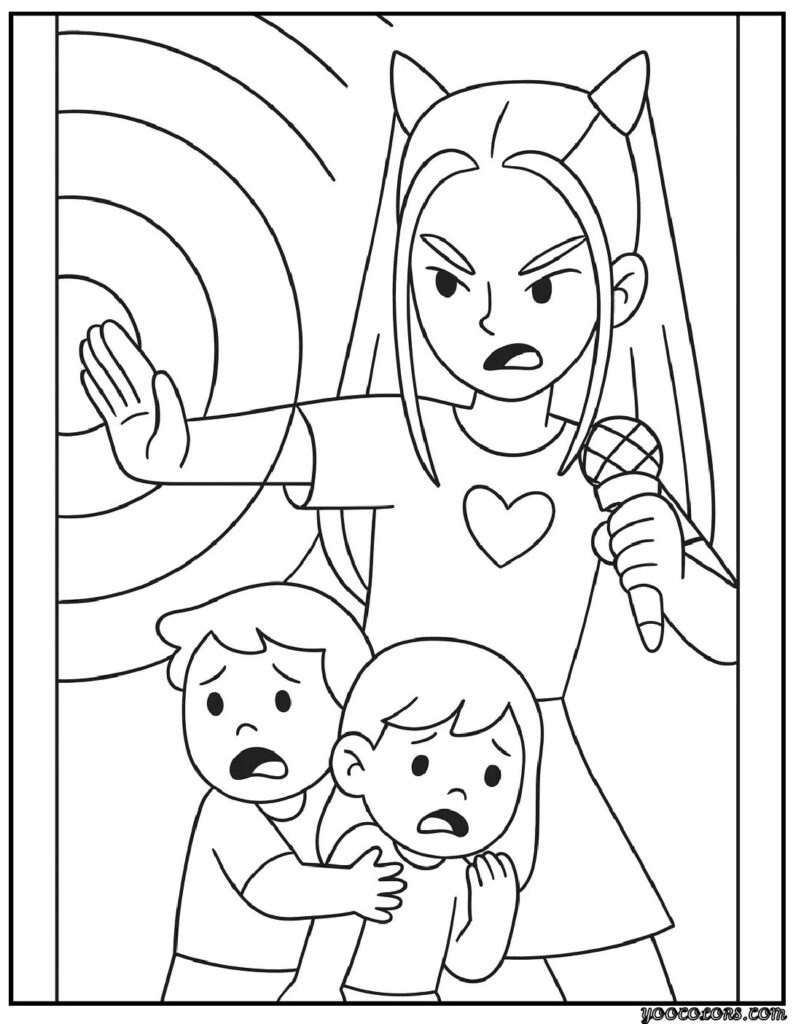 K-POP Demon Hunters Coloring Pages Mira – Free, Fun & Story-Based Coloring Sheets for Kids and Fans 13 k pop demon hunter coloring pages mira 11 pdf