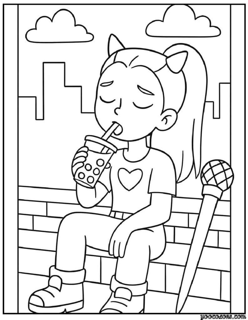 K-POP Demon Hunters Coloring Pages Mira – Free, Fun & Story-Based Coloring Sheets for Kids and Fans 7 k pop demon hunter coloring pages mira 5 pdf