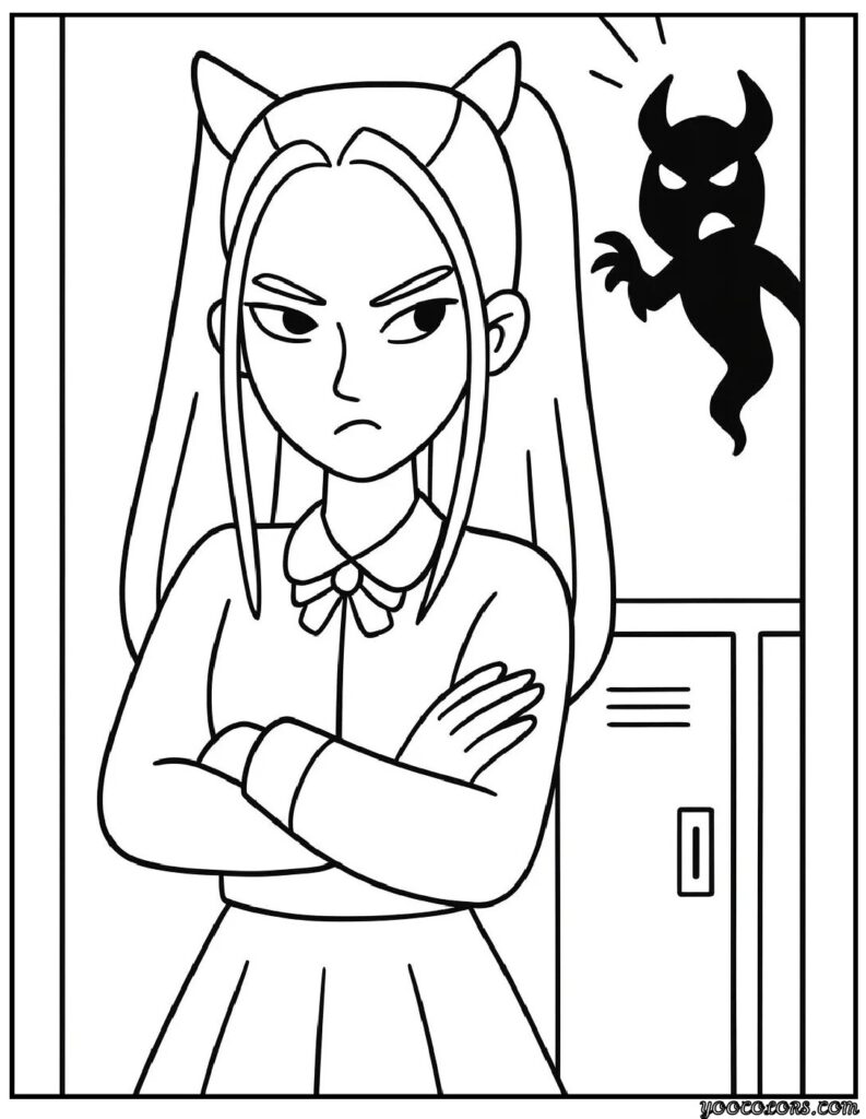 K-POP Demon Hunters Coloring Pages Mira – Free, Fun & Story-Based Coloring Sheets for Kids and Fans 9 k pop demon hunter coloring pages mira 7 pdf