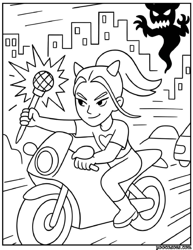 K-POP Demon Hunters Coloring Pages Mira – Free, Fun & Story-Based Coloring Sheets for Kids and Fans 8 k pop demon hunter coloring pages mira 8 pdf
