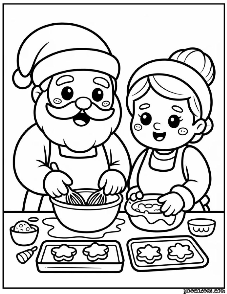 Santa Coloring Pages: Fun, Festive, and Ready to Color 4 santa Coloring Pages 1 pdf
