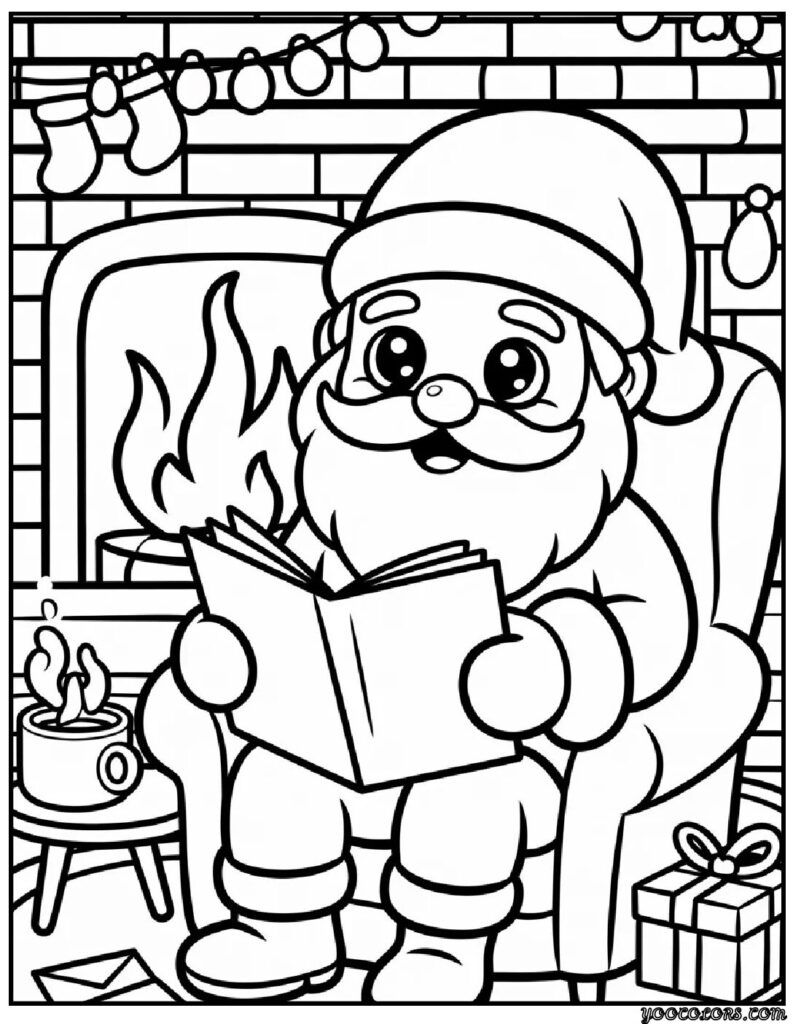 Santa Coloring Pages: Fun, Festive, and Ready to Color 8 santa Coloring Pages 5 1 pdf