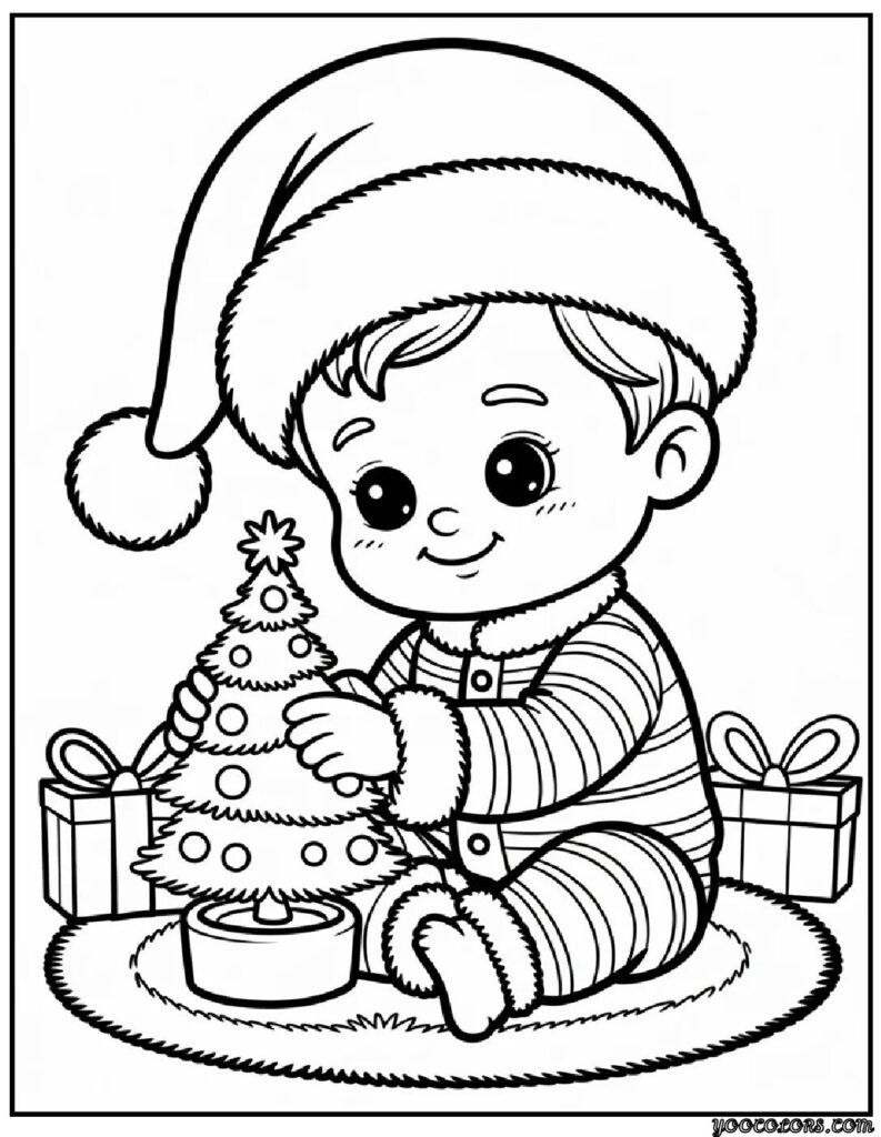 Santa Coloring Pages: Fun, Festive, and Ready to Color 7 santa Coloring Pages 6 1 pdf