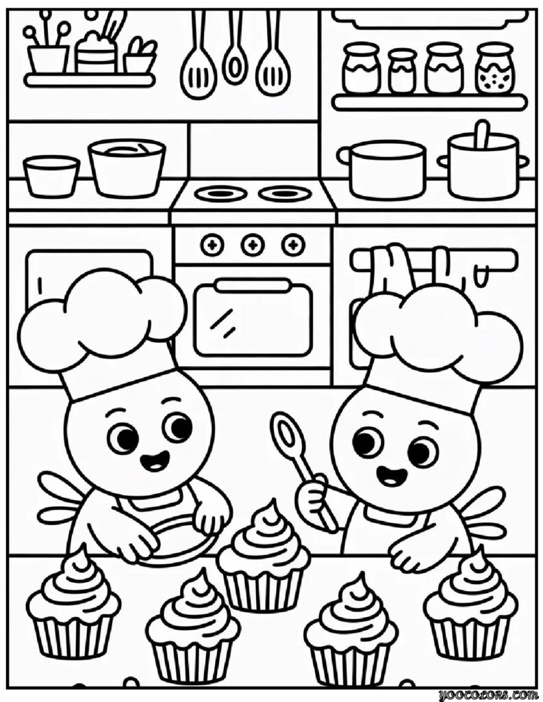 Spooky Cute Coloring Pages: Adorable Meets Creepy for Halloween & Beyond 4 spooky cute coloring pages 10 pdf