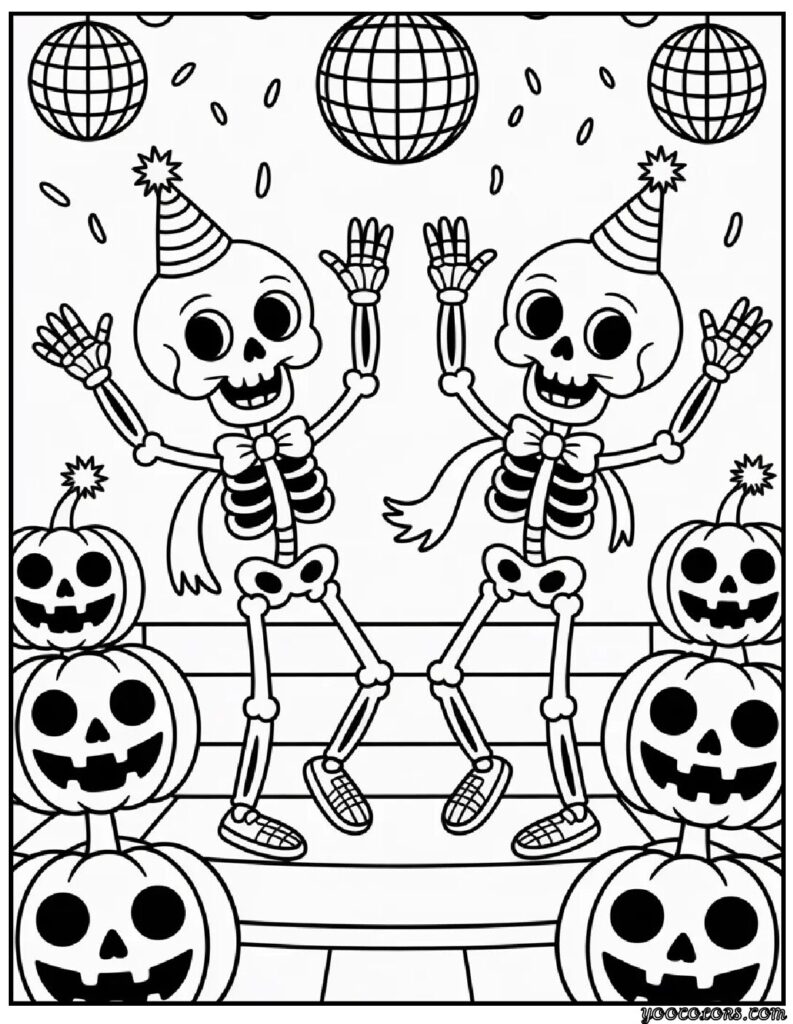 Spooky Cute Coloring Pages: Adorable Meets Creepy for Halloween & Beyond 6 spooky cute coloring pages 5 pdf