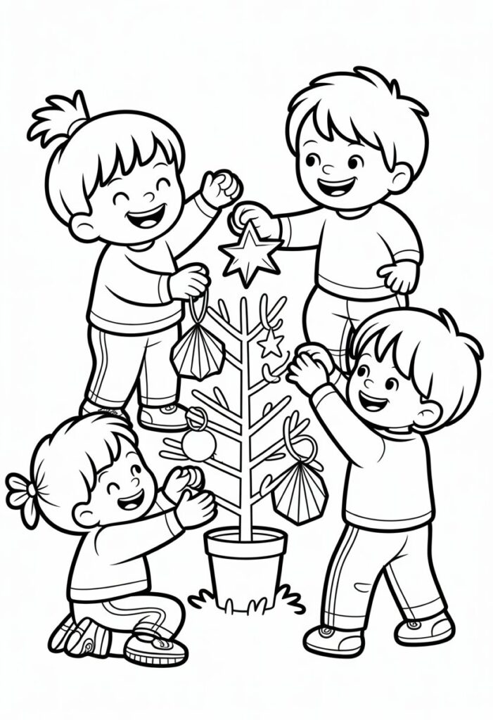 Winter Coloring Pages Kids: Cozy, Free Printables for Winter Fun 2 winter coloring pages for kids