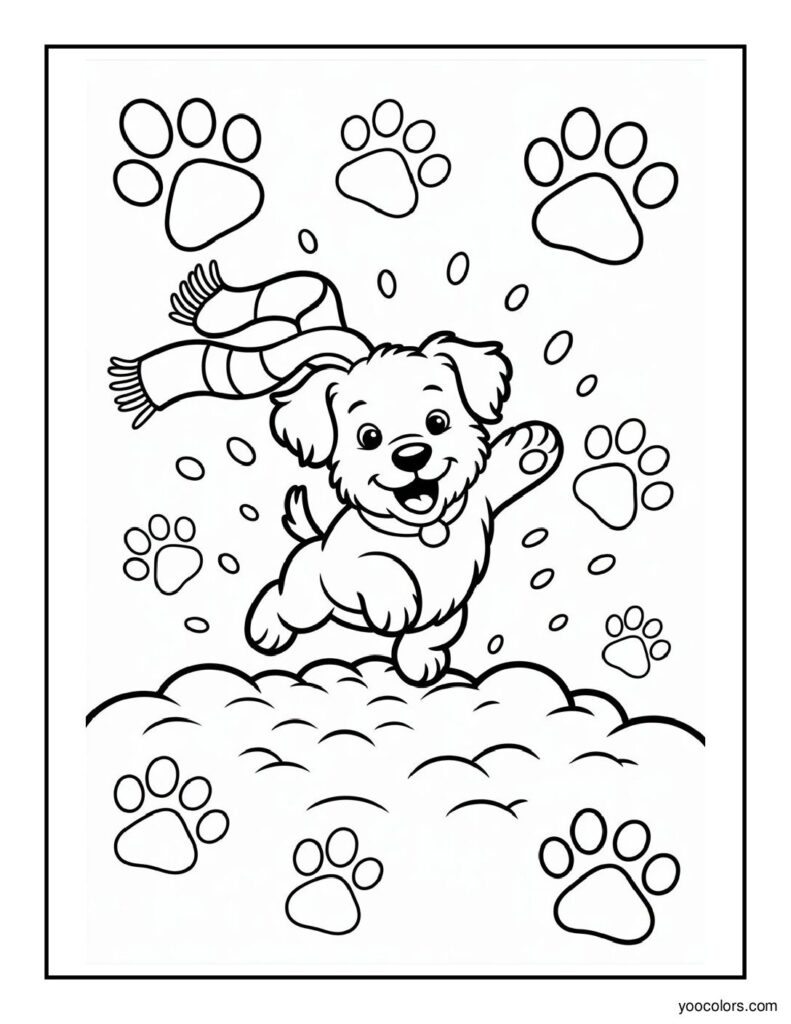 Winter Coloring Pages Kids: Cozy, Free Printables for Winter Fun 12 winter coloring pages for kids 10 pdf